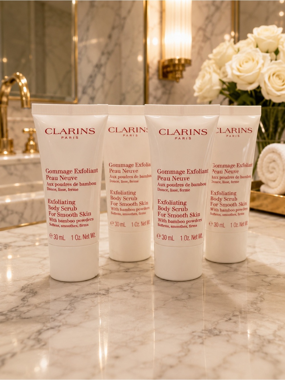 Clarins Paris Gommage Exfoliant Peau Neuve - Exfoliating Body Scrub